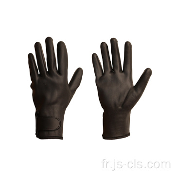 Série de nitriles en nylon noir gants velcro nitrile